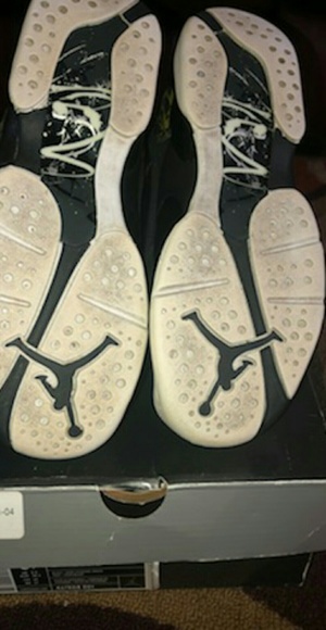 Air Jordan 8 BLACK/ DARK CHARCOAL- WHITE, with box - Picture 6 of 6